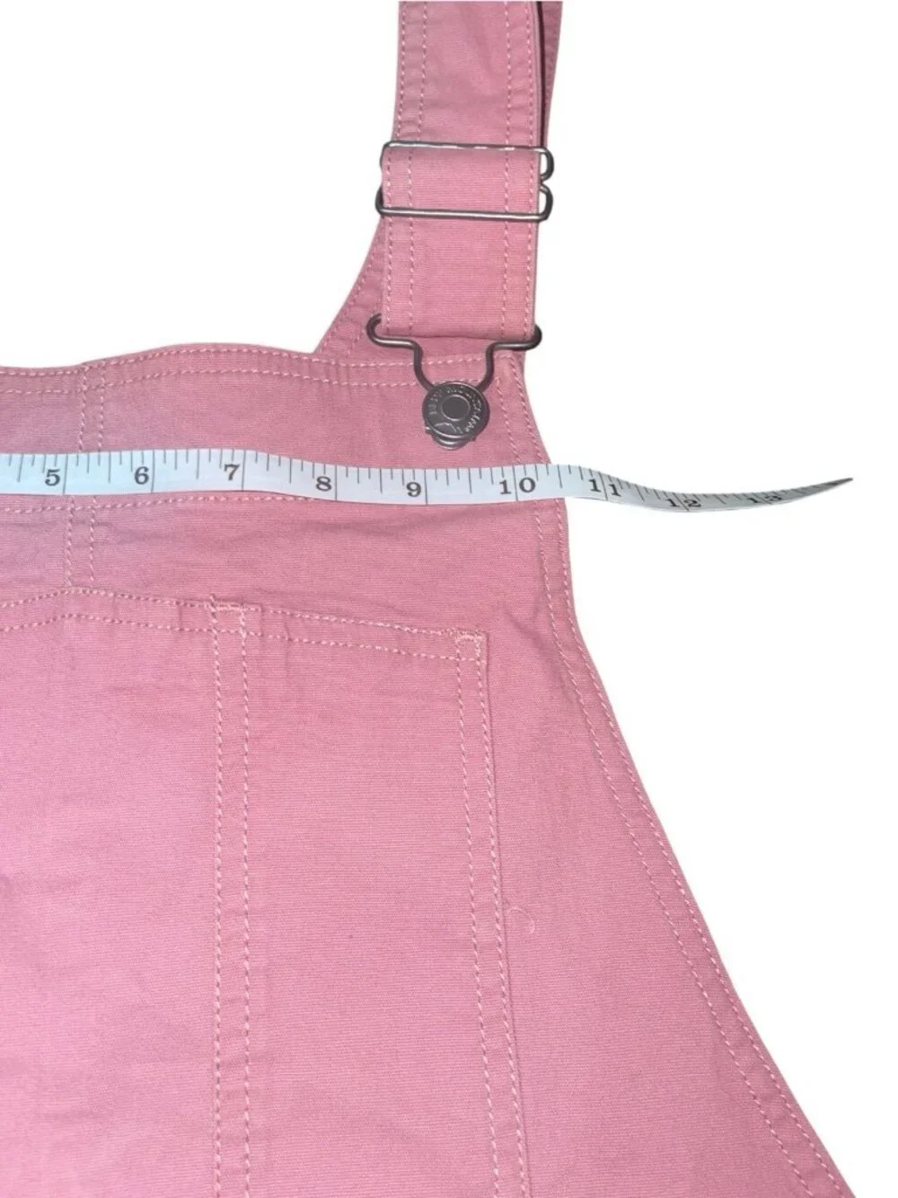 Blue Mountain Women's Large BIB Canvas Shortall Mesa Rose Pink 2424937